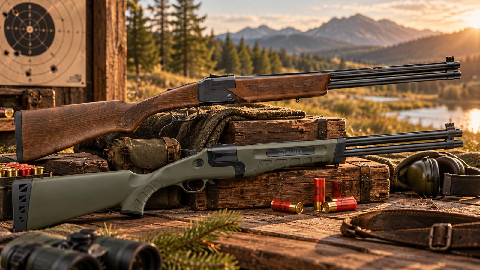 Savage Model 42 a Chiappa Double Badger