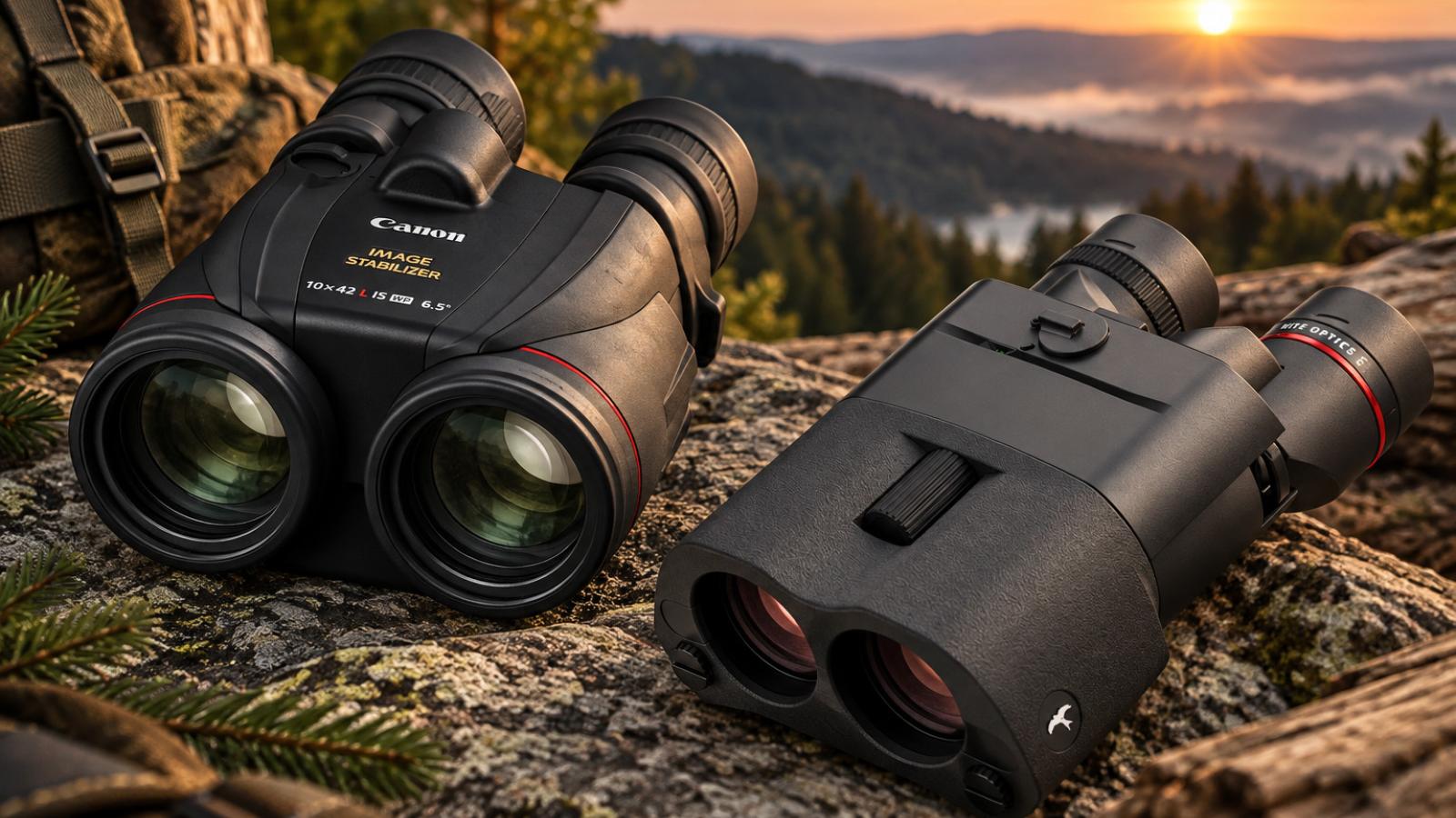 Canon 10×42 L IS WP a Kite APC 42